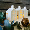 Ceramic Christmas House Tealight Diffuser